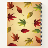 Schilderachtige Herfstbladeren Notitieboek (Achterkant)