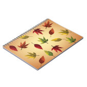 Schilderachtige Herfstbladeren Notitieboek (Linkerzijde)