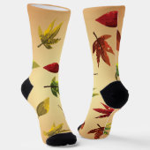 Schilderachtige Herfstbladeren Sokken (Gebogen)