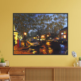 Schilderachtige historische wijk St. Charles III Canvas Afdruk