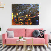 Schilderachtige historische wijk St. Charles III Canvas Afdruk (Insitu (Woonkamer))