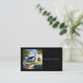 Schilderachtige kerk in het land visitekaartje (Staand voorkant)