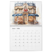Schilderachtige kerstwinkels kalender (Mar 2026)
