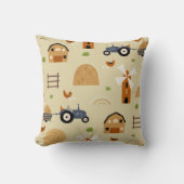 schilderachtige land landbouwgrond kussen (Voorkant)