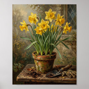Schilderachtige Lentebloemen Botanische I Poster