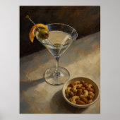 Schilderachtige Martini Cocktail  Poster (Voorkant)