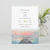 Schilderachtige Pastel Dageraad Vissteiger Kunst S Kaart (Staand voorkant)