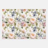 Schilderachtige Rozen en bloemen Inpakpapier Vel (Voorkant 2)