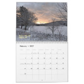 Schilderachtige Seizoenslandschappen Kalender (Feb 2027)