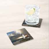 Schilderachtige vuurtorenbaken kartonnen onderzetters (Insitu)