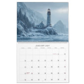 Schilderachtige vuurtorens kalender (Jan 2027)