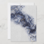 Schilderachtige Waterverf Moody bruiloft uitnodigi Kaart (Achterkant)