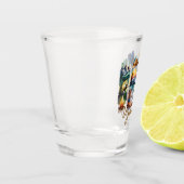 Schilderachtige Wyoming penseelstreken Shot Glas (Links)