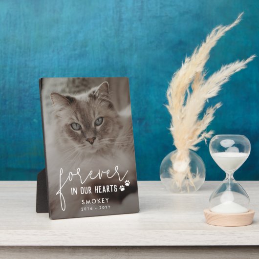 schilderafdrukken voor altijd in onze hartkletfoto fotoplaat (Zijkant)