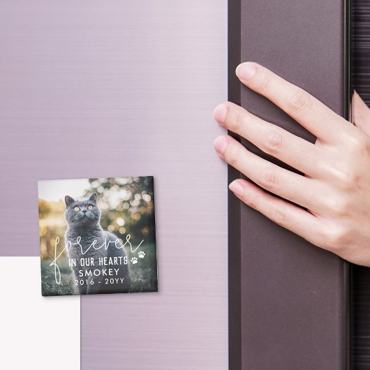 schilderafdrukken voor altijd in onze hartkletfoto magneet