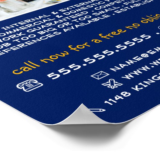 Schilderapparatuur, schilder- en decorator poster (Hoek)