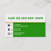 Schilderbedrijf | AZ-Pro Painters Green Visitekaartje (Achterkant)