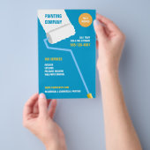 Schilderbedrijf/contractant flyer (Hand)