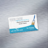 Schilderbedrijf | Professioneel blauw Magnetisch Visitekaartje (Voorbeeld)