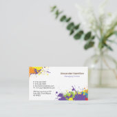 Schilderbedrijf, schilder, artiest, Visitekaartje (Staand voorkant)