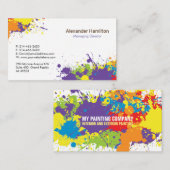 Schilderbedrijf, schilder, artiest, Visitekaartje (Voorkant / Achterkant)