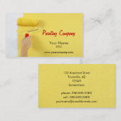 schilderbedrijf / schilder / interieurontwerper visitekaartje (Voorkant / Achterkant)