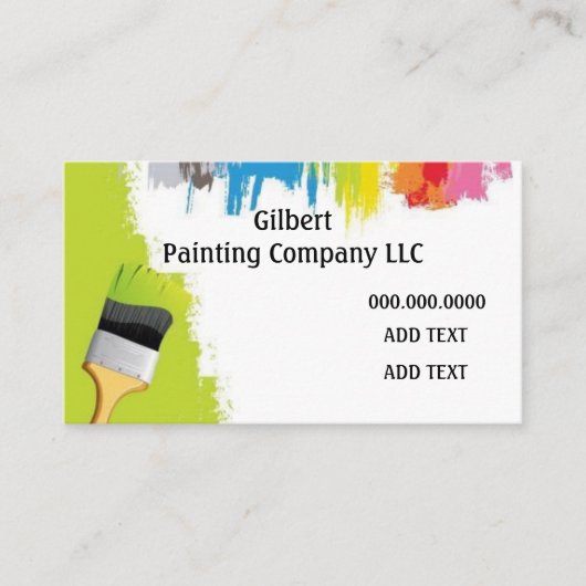 Schilderbedrijf Visitekaartje (Voorkant)