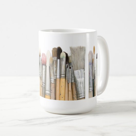 Schilderborstels Koffiemok (Voorkant rechts)
