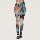 "Schilderd fragment van de blauwe hemel", Leggings (Achterkant)