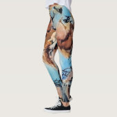 "Schilderd fragment van de blauwe hemel", Leggings (Links)