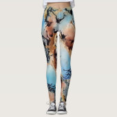 "Schilderd fragment van de blauwe hemel", Leggings (Voorkant)