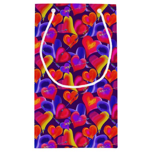 Schilderd Helderhart en pijlen | VALENTIJNSDAG Klein Cadeauzakje (Achterkant)