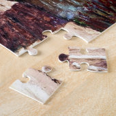 Schilderd landschap Jigzaag Puzzle Legpuzzel (Zijkant)