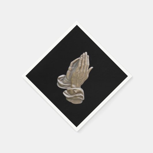 Schilderd metaal dat zich op haar handen drukt servet (Hoek)