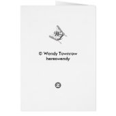 Schilderd op getextureerde achtergrond (Achterkant)