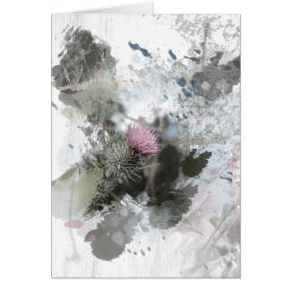 Schilderd op getextureerde achtergrond