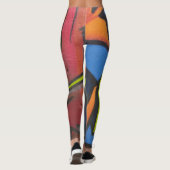 Schilderd op tanden door TRICKSTER REX Leggings (Achterkant)