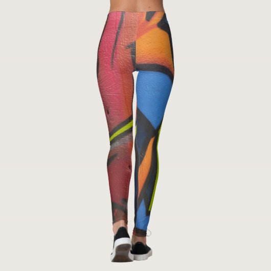 Schilderd op tanden door TRICKSTER REX Leggings (Achterkant)