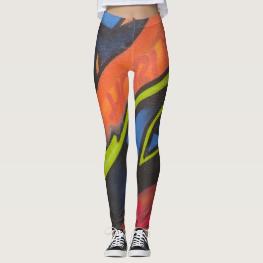 Schilderd op tanden door TRICKSTER REX Leggings (Voorkant)