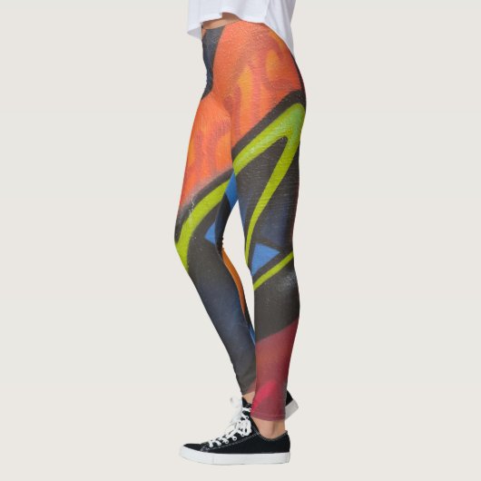 Schilderd op tanden door TRICKSTER REX Leggings (Links)