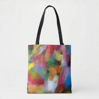 Schilderd op tote bag