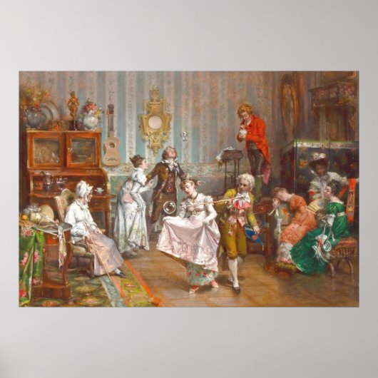  schilderdans poster (Voorkant)