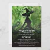 Schilderde goddeloos goede heks elke leeftijd verj kaart (Voorkant)