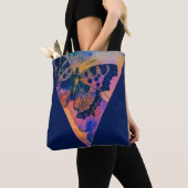 Schilderde vlinders boodschappentas tote bag (Dichtbij)