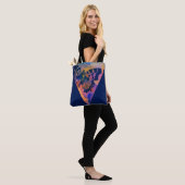 Schilderde vlinders boodschappentas tote bag (Op model)