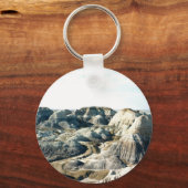 Schilderde woestijnscène 05 sleutelhanger (Voorkant)