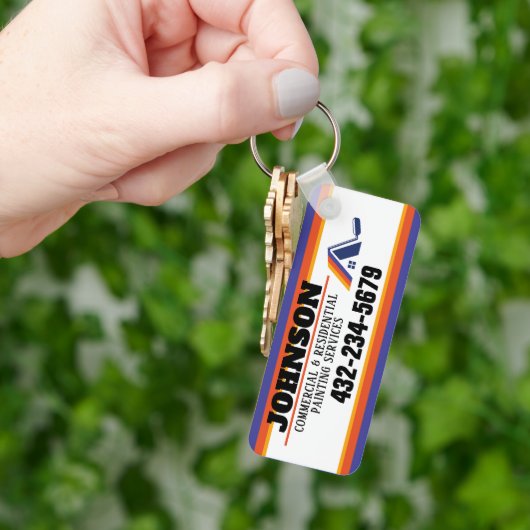 Schilderdiensten commercieel en residentieel sleutelhanger (Hand)