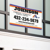 Schilderdiensten commercieel en residentieel spandoek (Buitenkant Gebouw)