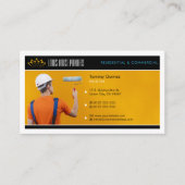 Schilderdiensten | Schilder op het werk Visitekaar Visitekaartje (Voorkant)