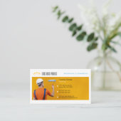 Schilderdiensten | Schilder op het werk Visitekaar Visitekaartje (Staand voorkant)